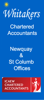 Whitakers Chartered Accountants - Offices in Newquay & St Columb Cornwall.
